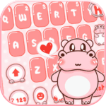 Pink Cute Hippo Theme 9.5.0_0802 MOD Premium Unlocked