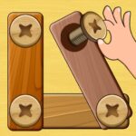 Wood Nuts & Bolts Puzzle MOD APK 8.1 (Unlimited Tickets)