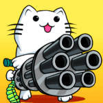 Cat shoot war offline games MOD APK 48 Unlimited Money