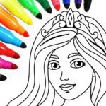 Princess Coloring Game MOD APK 18.7.7 (Unlimited Money)